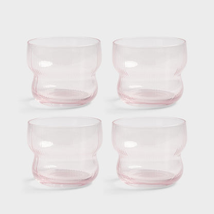 Glass Circus - Pink - Set of 4 | &Klevering