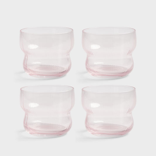 Glass Circus - Pink - Set of 4 | &Klevering