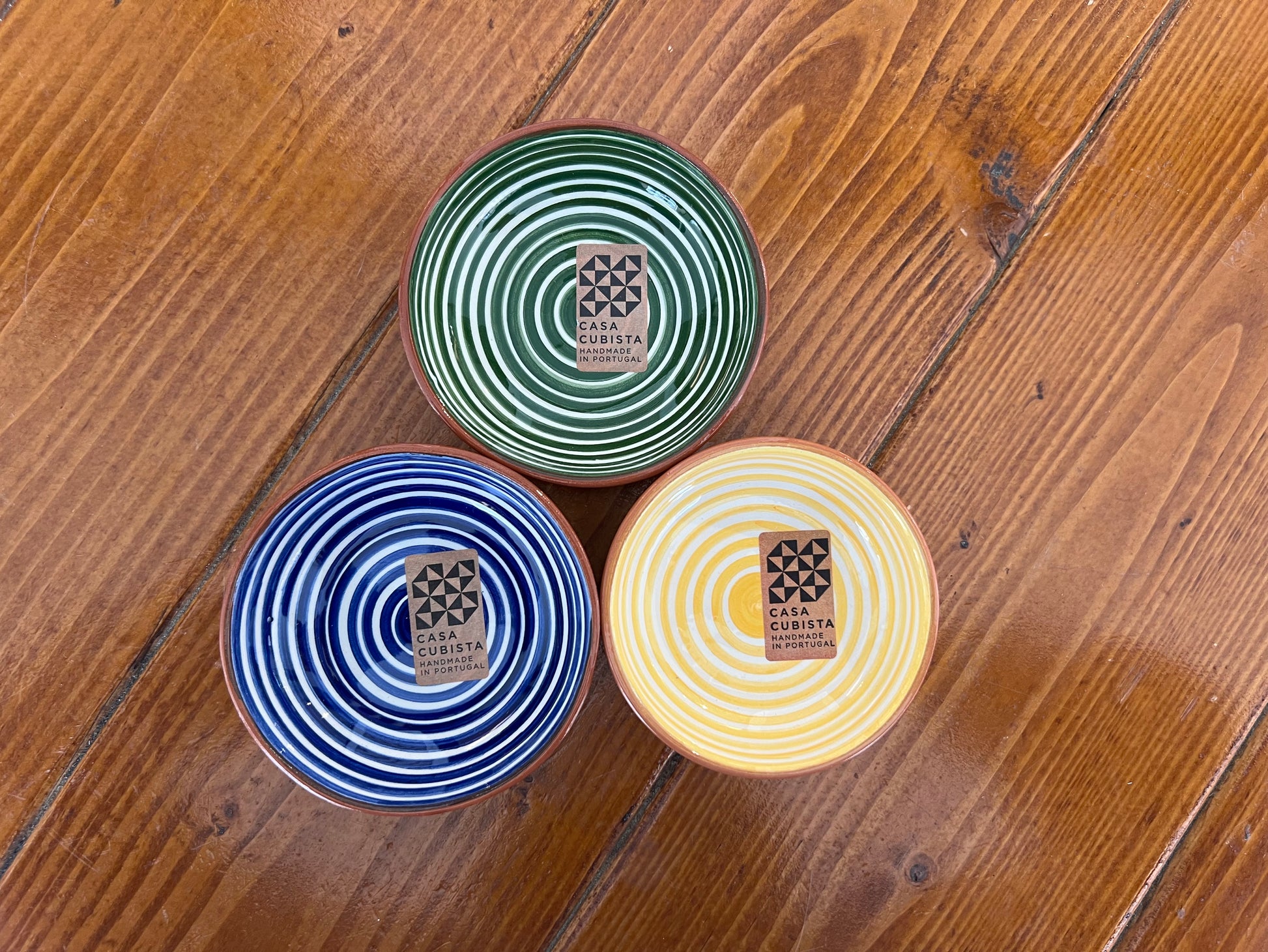 Classic - mini bowl - blue/tangerine/dark green | Casa Cubista - de inKijk