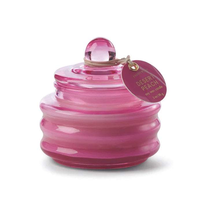 Beam glass candle - desert peach | Paddywax - de inKijk