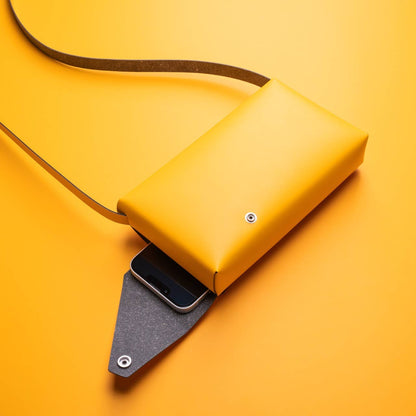S Bag - Yellow Eclipse - Recyled Leather | LEMUR