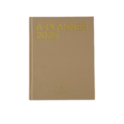 A-Planner 2026 - Beige Linen | A-Journal