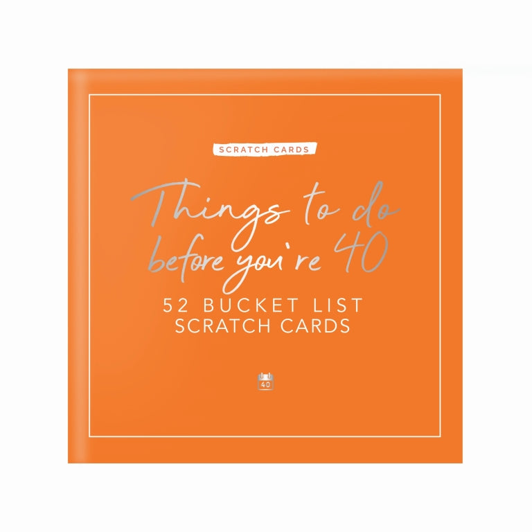 Things to do before you're 40 - Scratch Cards | Gift Republic