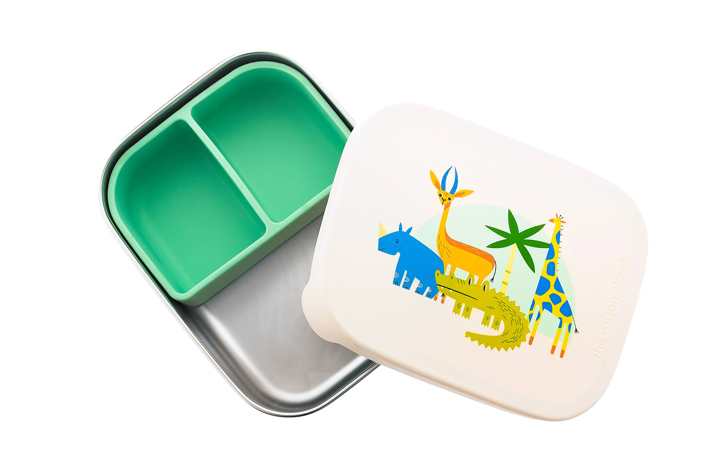 Roestvrijstalen Lunchbox Croc Rock | The Cotton Cloud