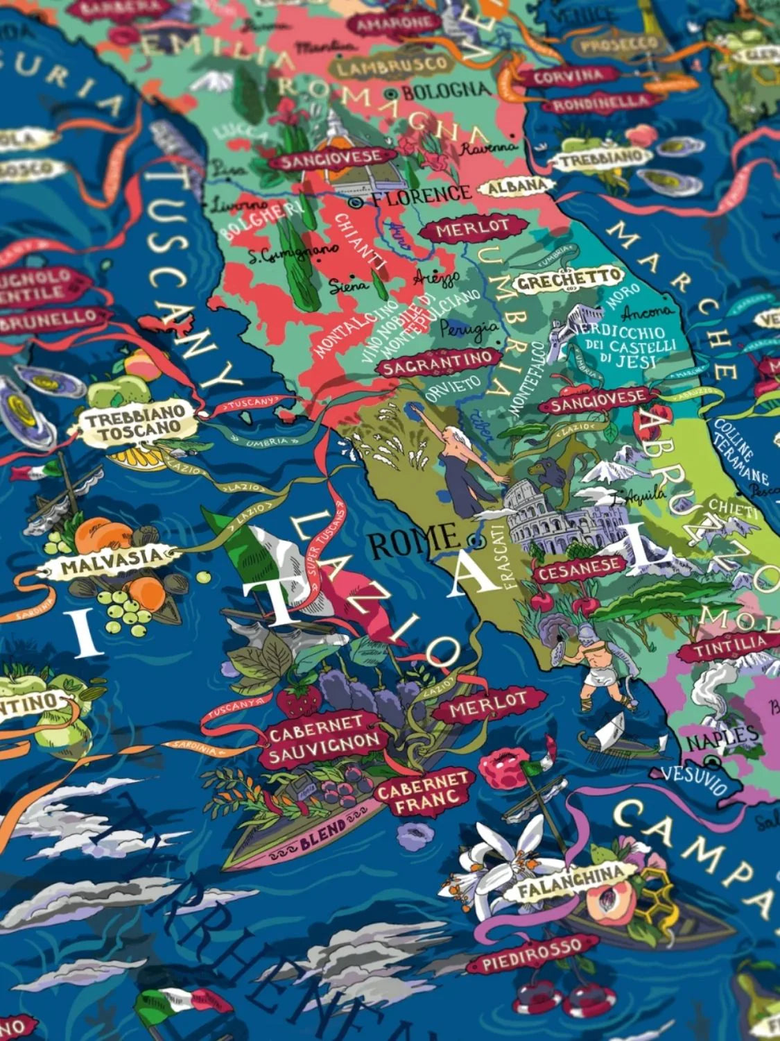 Italy Wine Puzzle - 1000 pieces | Water and Wines