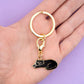 Black cat - key ring | Coucou Suzette - de inKijk