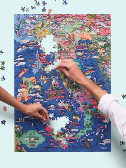 Italy Wine Puzzle - 1000 pieces | Water and Wines