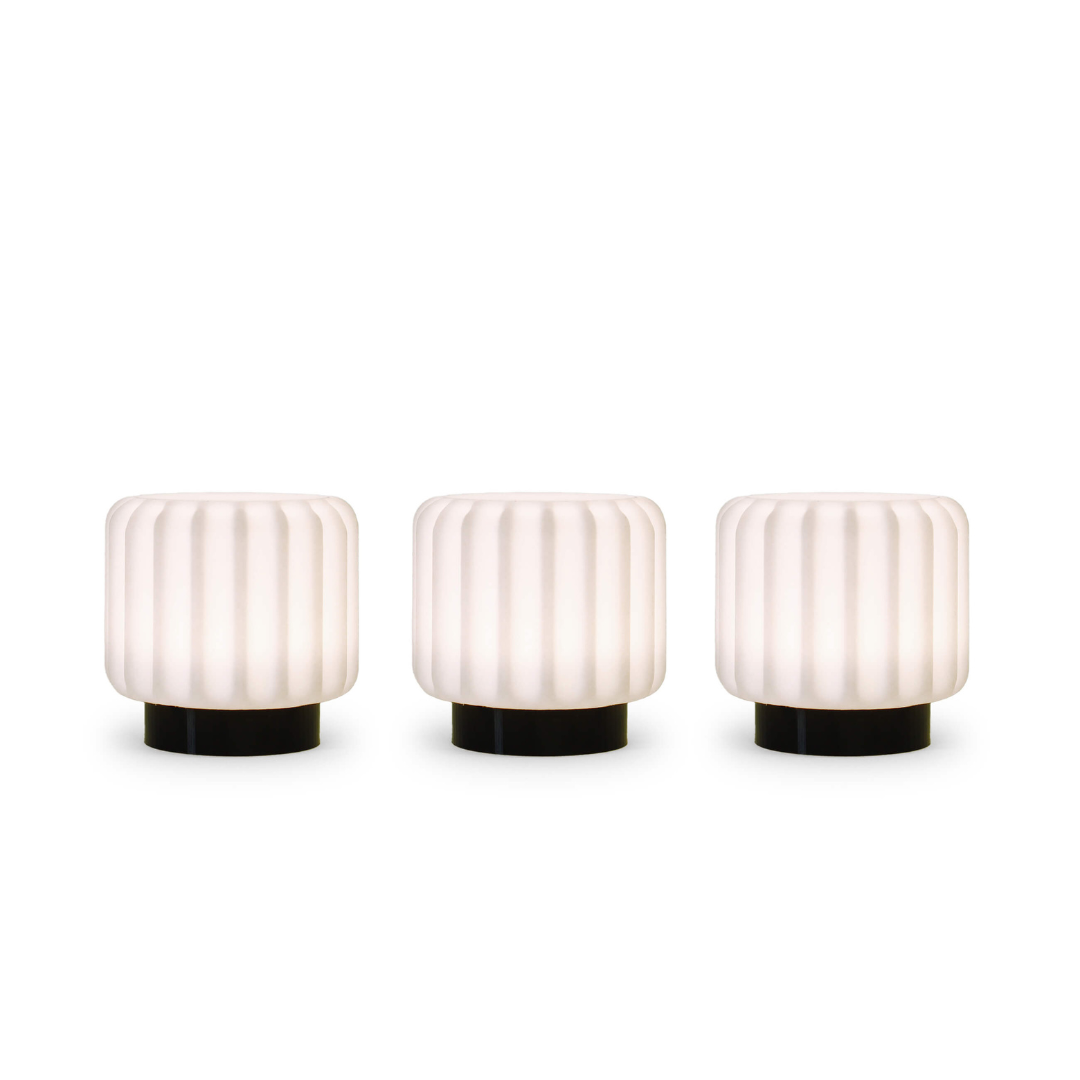 Dentelles lampen - set v. 3 - zwart  | Atelier Pierre