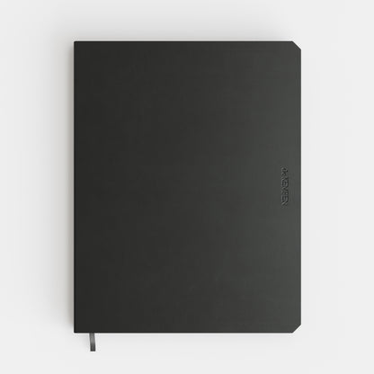 DE KEMPEN notitieboek - Ashblack Large - Lijntjes | Brepols