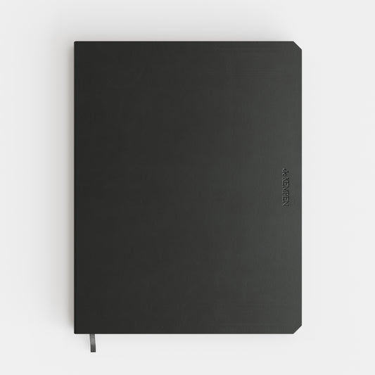DE KEMPEN notitieboek - Ashblack Large - Lijntjes | Brepols