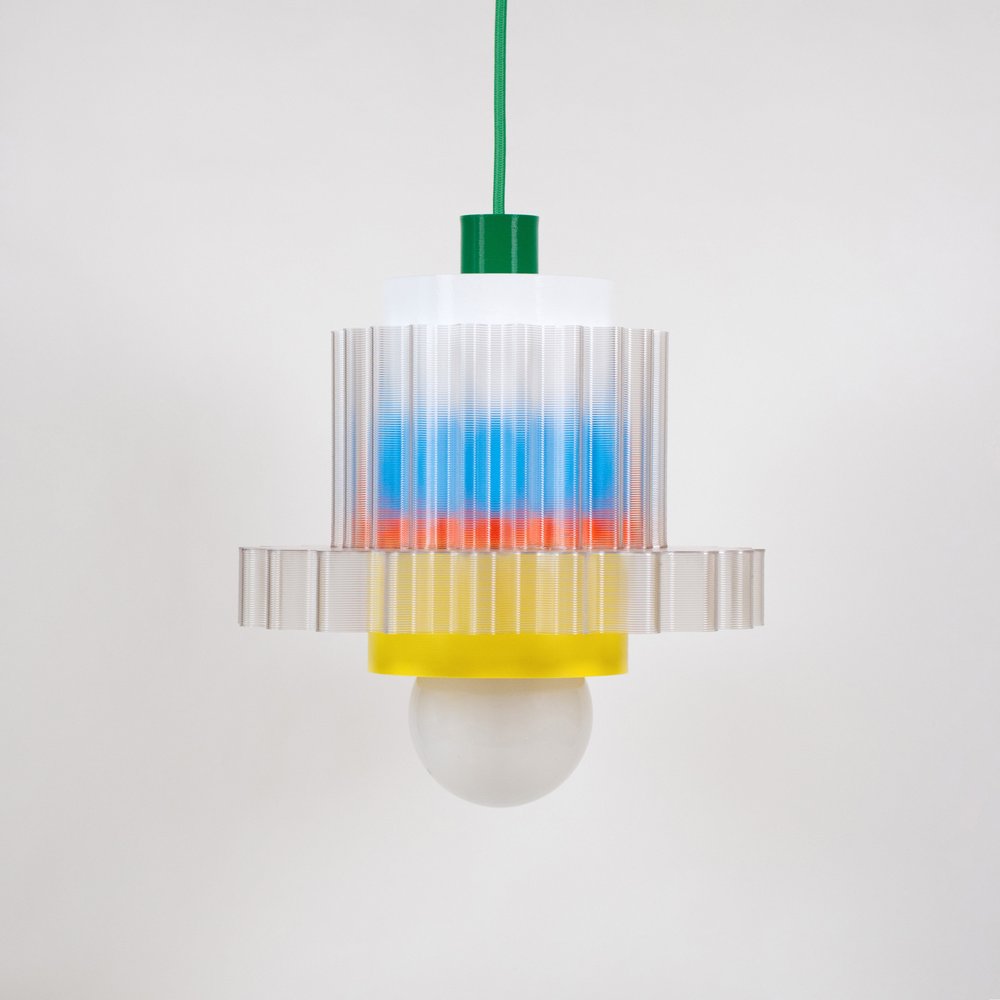 Hanglamp Gigi XL - groene kabel | Warren&Laetitia