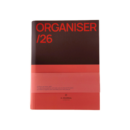 Spiral Organiser 2026 - Coral | A-Journal