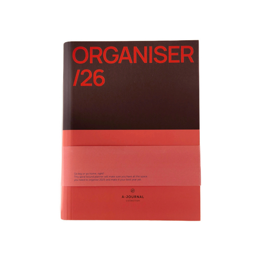 Spiral Organiser 2026 - Coral | A-Journal