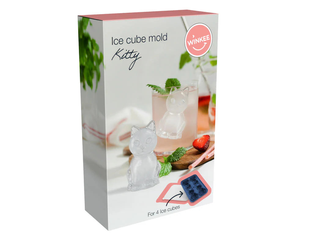 Ice cube mold kitty | Winkee Design