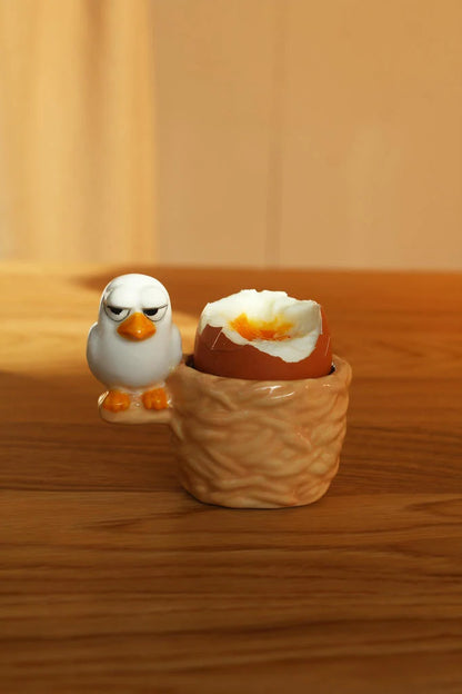 Egg Cup Grumpy Bird - Egon | Winkee Design