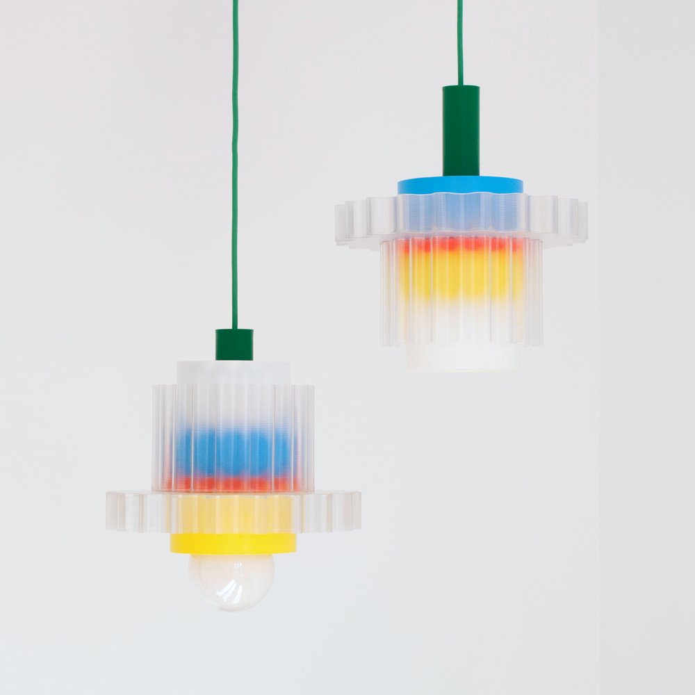 Hanglamp Gigi XL - groene kabel | Warren&Laetitia