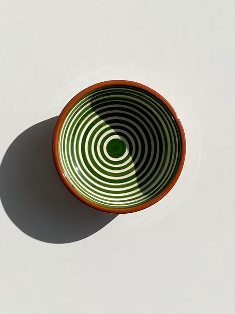 Classic - mini bowl - blue/tangerine/dark green | Casa Cubista - de inKijk