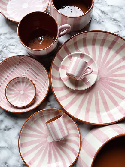 Ray - mini bowl - mauve/terracotta/teal | Casa Cubista - de inKijk