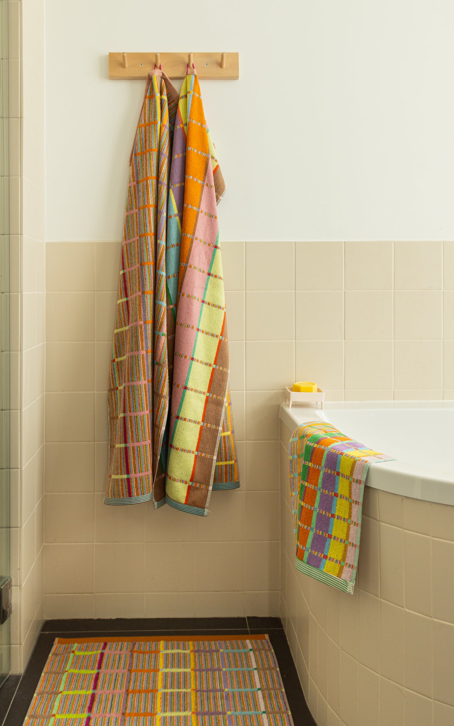 Guest towel duo - #70 - criss cross | Foekje Fleur