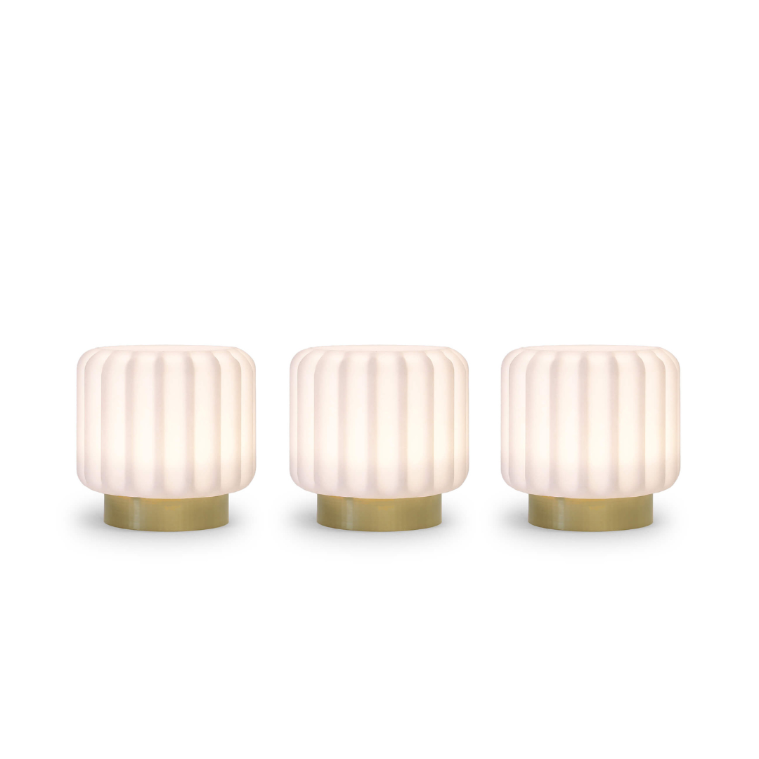 Dentelles lampen - set v. 3 - goud | Atelier Pierre