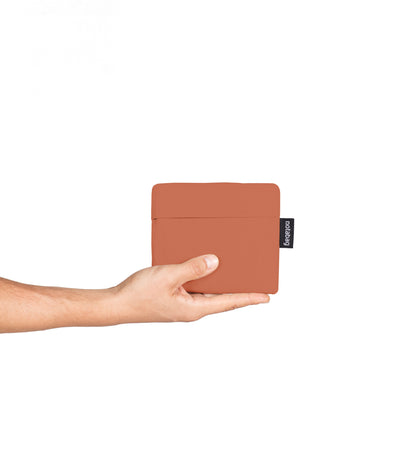 Rugzak en schoudertas in één - terracotta | Notabag recycled