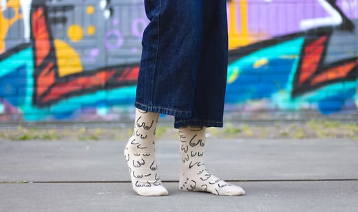 Titties socks - beige | Eat Mielies