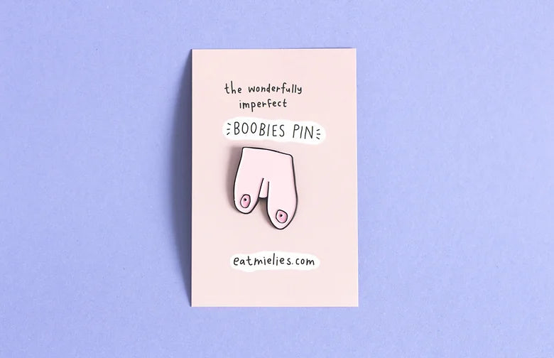 Wonderfully Imperfect Boobies Pin - pink | Eat Mielies - de inKijk