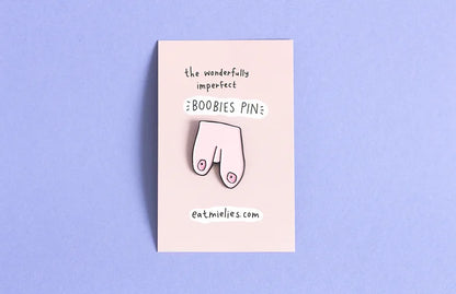 Wonderfully Imperfect Boobies Pin - pink | Eat Mielies - de inKijk