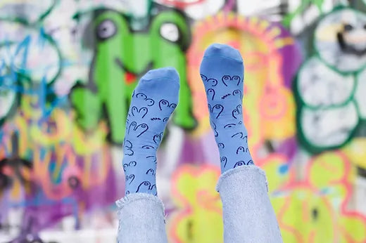 Titties socks - blue | Eat Mielies - de inKijk