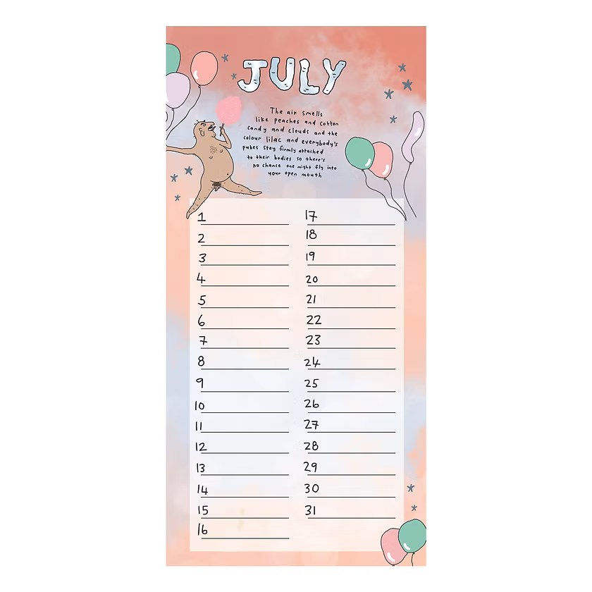 Candy Dreamland Birthday Calendar | Eat Mielies