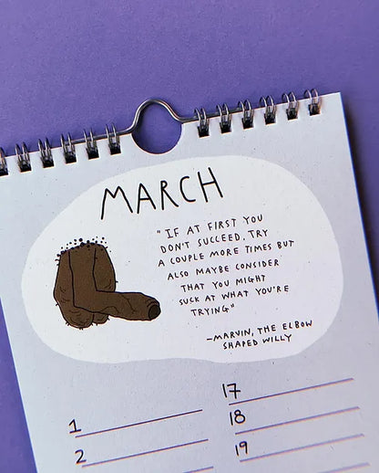 Willy birthday calendar | Eat Mielies - de inKijk