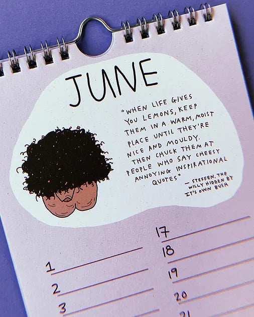 Willy birthday calendar | Eat Mielies - de inKijk