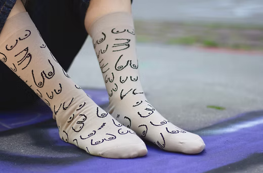 Titties socks - beige | Eat Mielies