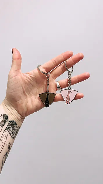 Vulva keyring - pink | Eat Mielies - de inKijk