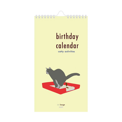 Birthday calendar - Katten | De Lange Tafel