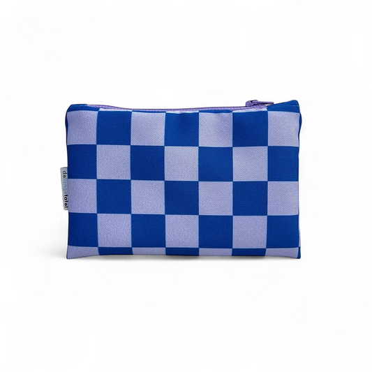 Etui small · Lila/blue blocked | De Lange Tafel
