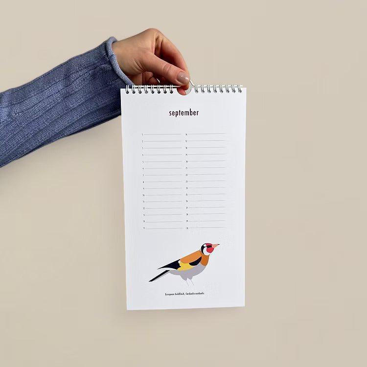 Bird-day calendar - vogels | De Lange Tafel - de inKijk