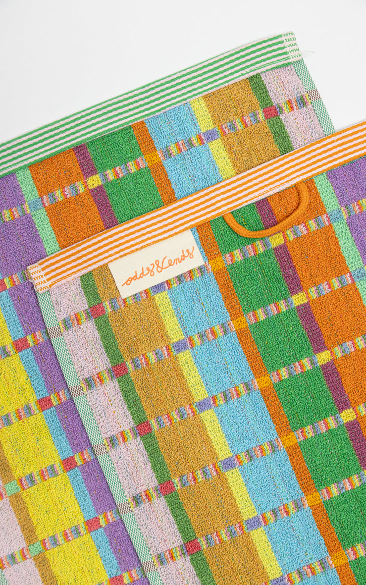 Guest towel duo - #70 - criss cross | Foekje Fleur