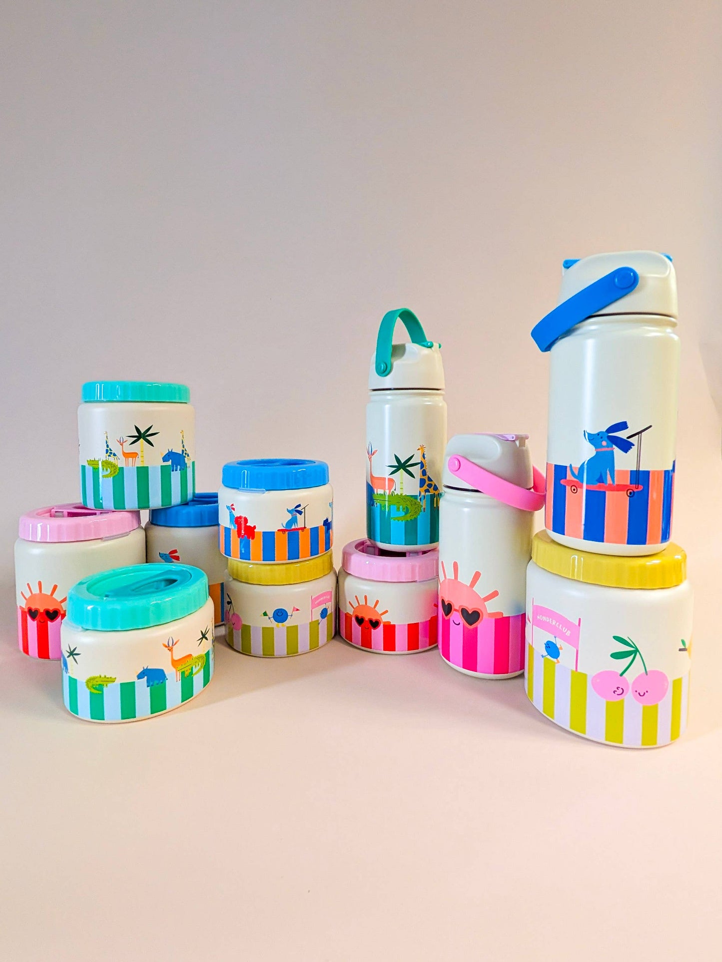 Geïsoleerde Roestvrijstalen Fles Cherry Pop | The Cotton Cloud