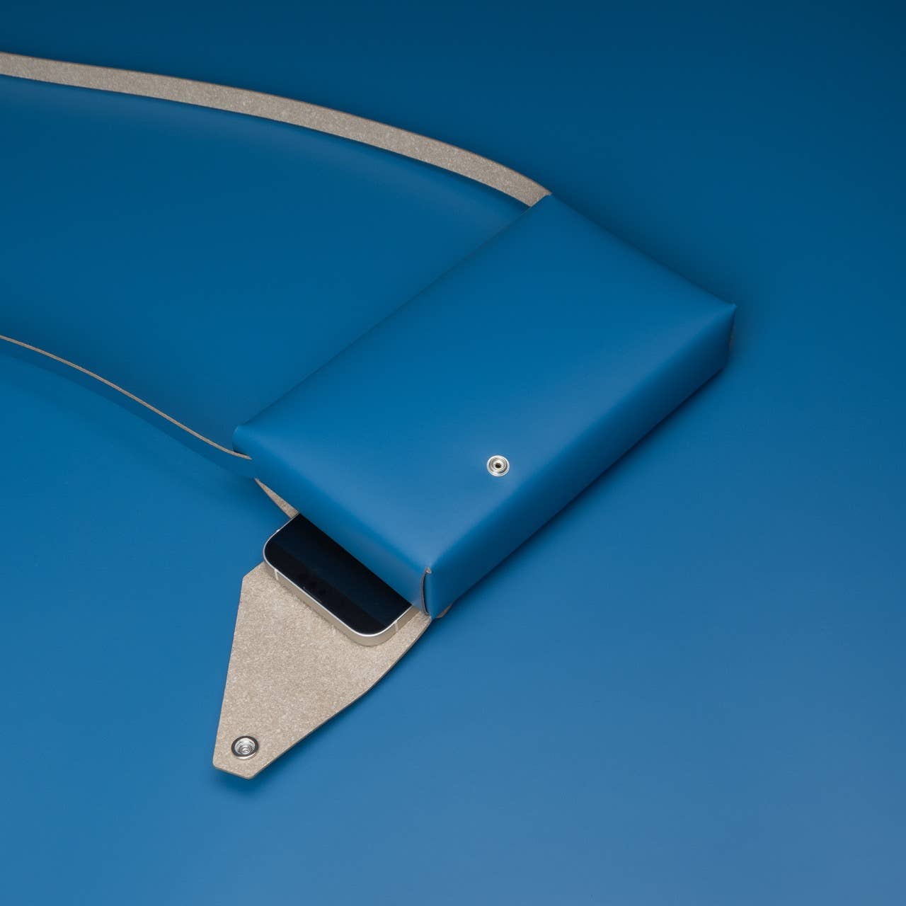 S  Bag - Blue - Recyled Leather | LEMUR