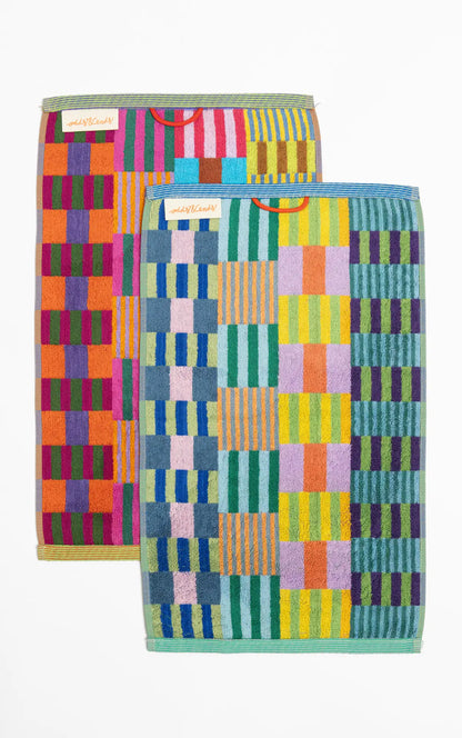 Guest towel duo - edition 75 - tulip quilt | Foekje Fleur