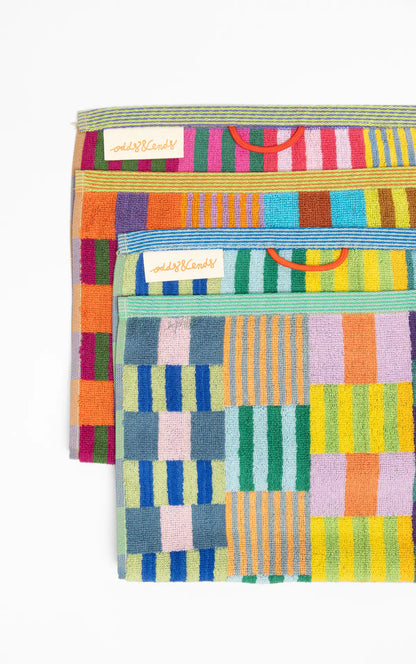 Guest towel duo - edition 75 - tulip quilt | Foekje Fleur