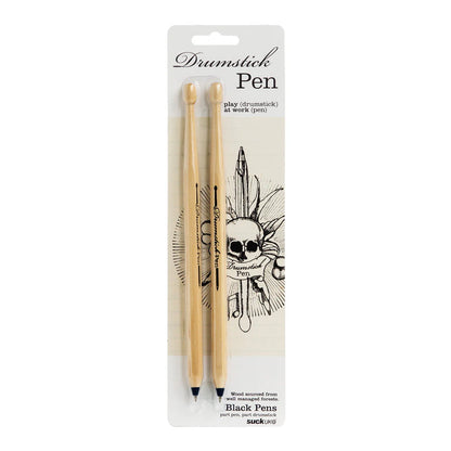 Drumstick pens - black | Suck UK - de inKijk