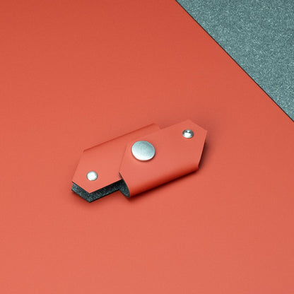 Keyfolder Red - Recyled Leather | LEMUR