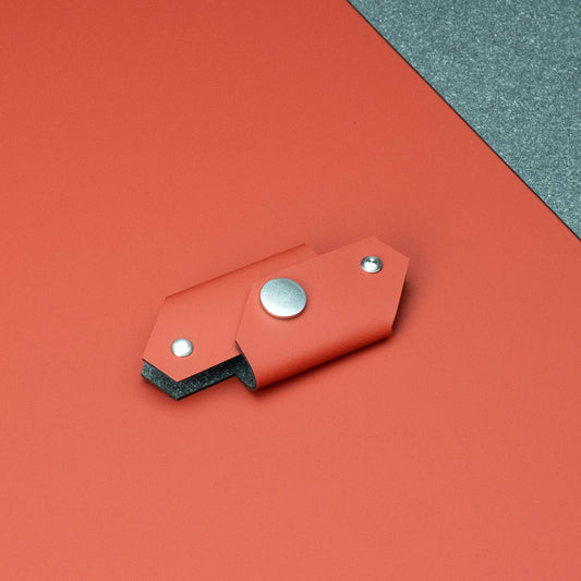 Keyfolder Red - Recyled Leather | LEMUR