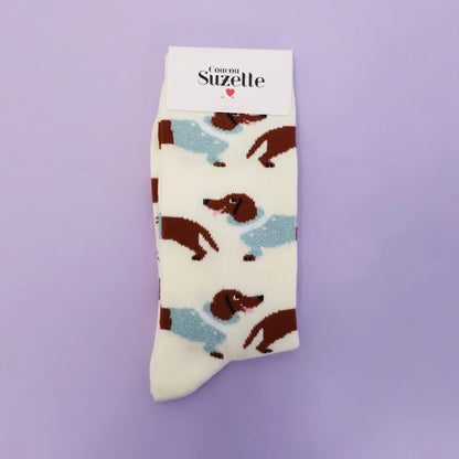 Chilly teckel socks | Coucou Suzette - de inKijk