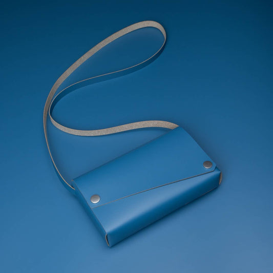 S  Bag - Blue - Recyled Leather | LEMUR