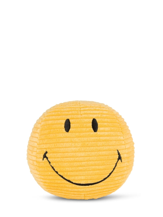 Knuffel Smiley - eco corduroy - 13 cm - yellow | Nijntje Lifestyle