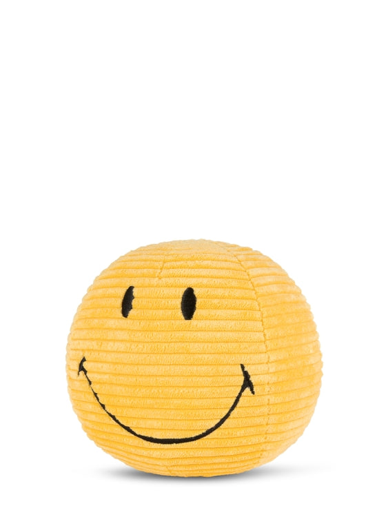 Knuffel Smiley - eco corduroy - 13 cm - yellow | Nijntje Lifestyle