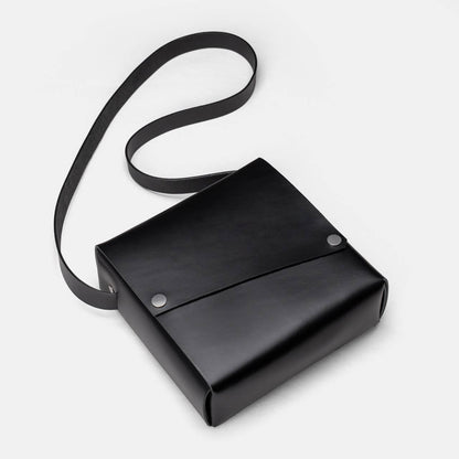 M Bag - Black - Full-grain Leather | LEMUR